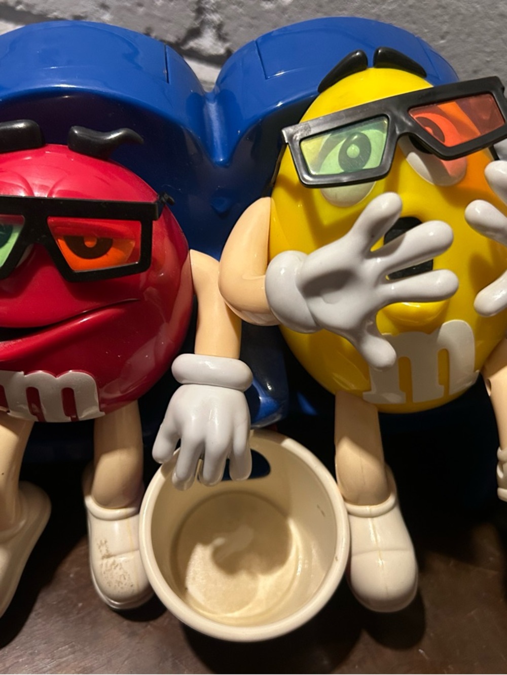 Vintage M&M's At the Movies in 3-D Limited Edition Candy Dispenser